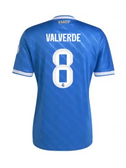 Billige Real Madrid Federico Valverde #8 Tredjedrakt 2025-26 Kortermet